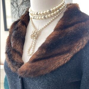 Lauren Ralph Lauren Sweater with Faux Fur Collar